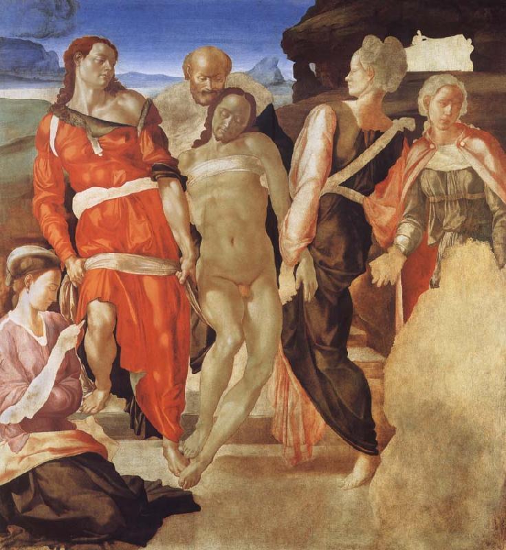 Michelangelo Buonarroti The Entombment oil painting image